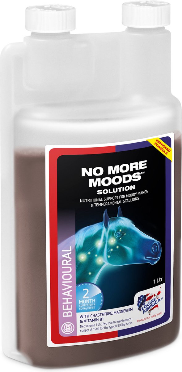 Equine-america No More Moods Solution 1ltr | Supplementen paard