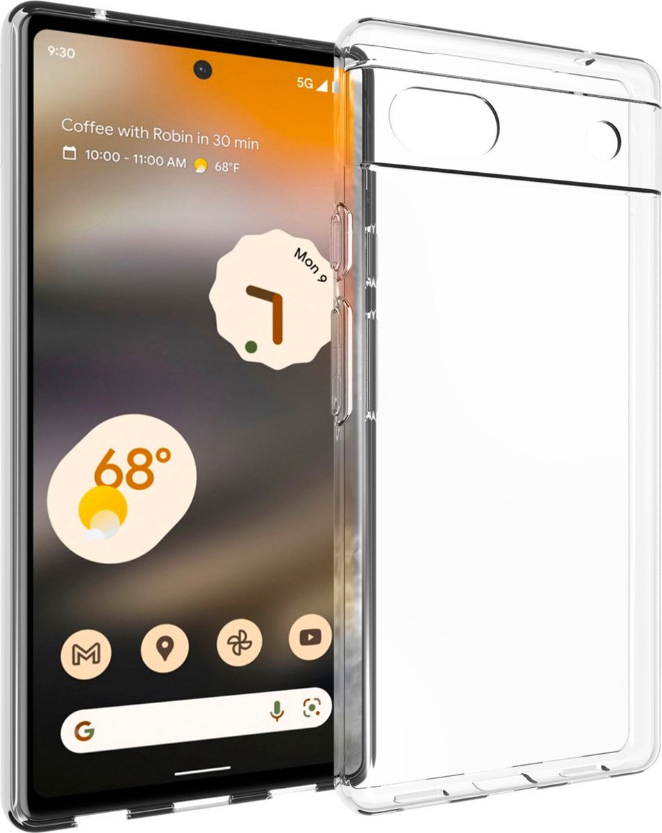 Accezz Hoesje Geschikt voor Motorola Edge Plus (2022) Hoesje Siliconen - Accezz Clear Backcover - Transparant