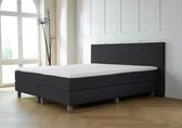 Boxspring Malaga - 180x200 - Zwart - met gratis topper!