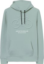 Fox Originals Hoodie Biketown Embossed Sea Green - XXL