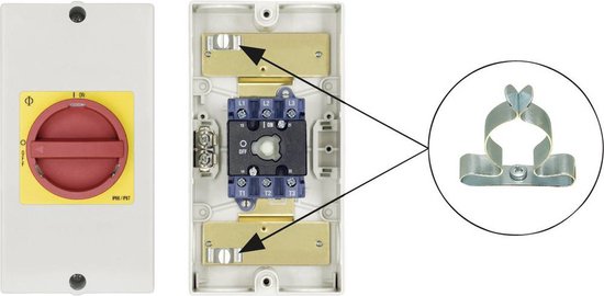 Interrupteur de réparation déconnectable Kraus & Naimer KG10.T203/D-A076.KS51V 1 x 90 ° Rouge, Jaune 1 pièce(s)