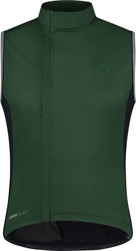 Rogelli Essential Mouwloos Fietsjack - Heren - Legergroen - Maat XL