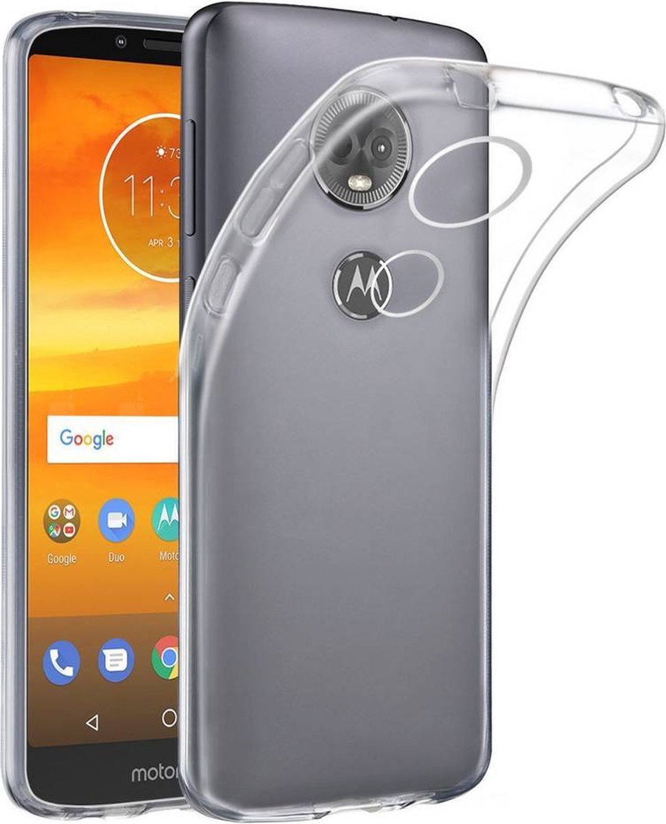 Shock Proof Case - Telefoonhoesje - Doorzichtig Hoesje voor Motorola Moto G7 - Transparant Wit