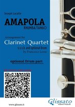 Optional Drum part of "Amapola" for Clarinet Quartet