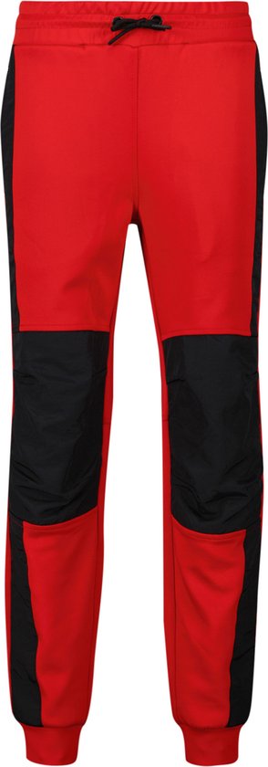 BIG ELEPHANT Fleece gevoerde joggingbroek voor jongens en meisjes, sportieve joggingbroek van zacht katoen voor jongeren, actieve basic broek voor kinderen met zakken, zwart/lichtgrijs, 10-11 Jaar