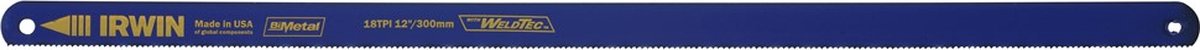 Irwin Metaalzaagblad Bi-Metaal 18TPI - 2 Stuks