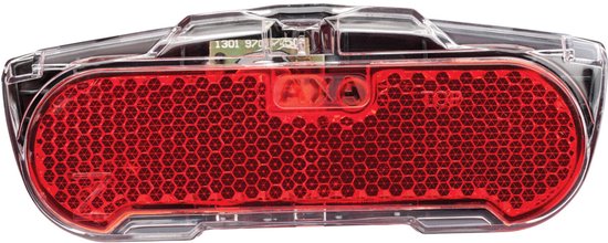 AXA Slim Steady Achterlicht – LED Fietsverlichting – Dynamo – Steady Functie – 600 m Zichtbaarheid – Zijzichtverlichting – 50 mm Montage – Rood