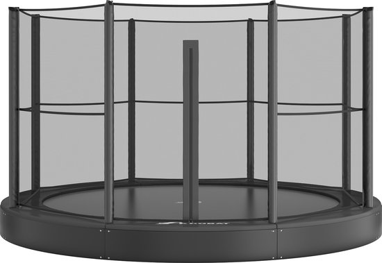Akrobat Primus Flat To The Ground Trampoline - 365 cm - Antraciet