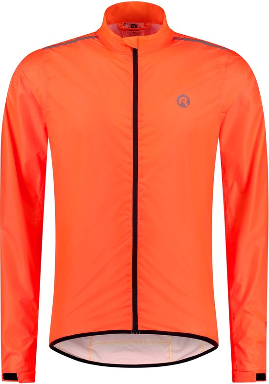 Rogelli Core Regenjas - Fietsregenjack - Heren - Oranje - Maat L
