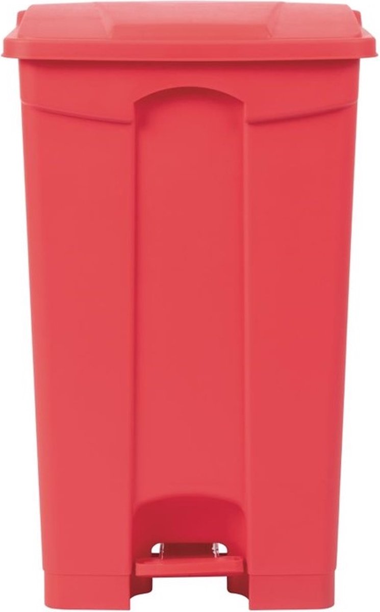 Goedkoopste Jantex afvalemmer rood 87L