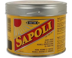 SAPOLI - Boenwas vast - Donkere Eik - 450 ML - ERES 38135