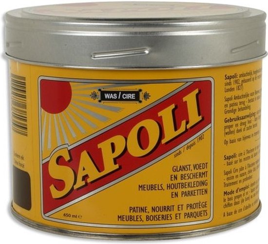 SAPOLI - Wax Solid - Chêne Foncé - 450 ML - ERES 38135