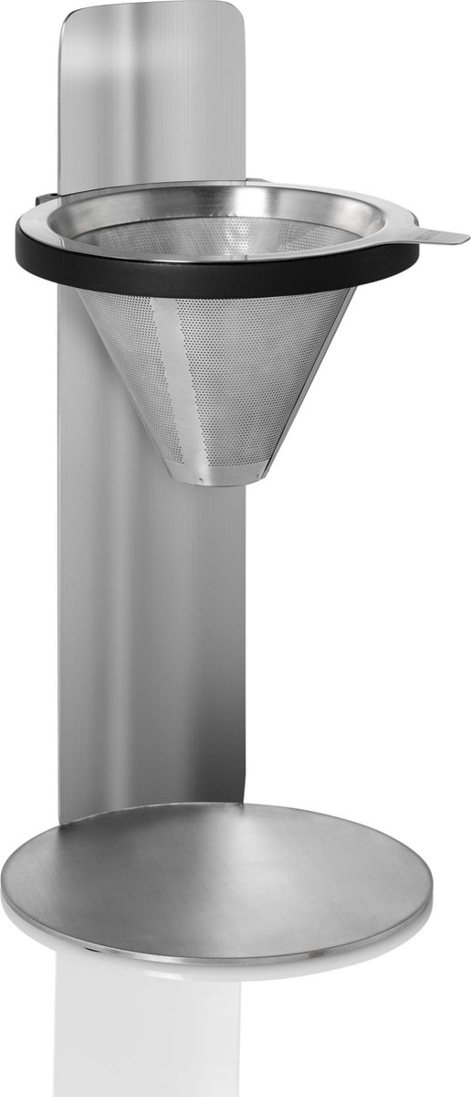 AdHoc Koffiezeef - Mr Brew - RVS - ø 11,8 cm x 8 cm - Zilverkleurig
