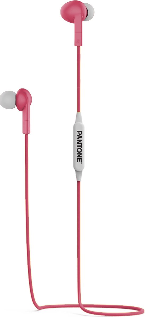 Bluetooth Stereo Oordopjes, Roze - Kunststof - Celly | Pantone
