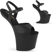 Pleaser - CRAZE-809 Sandaal met enkelband, Paaldans schoenen - US 6 - 36 Shoes - Zwart