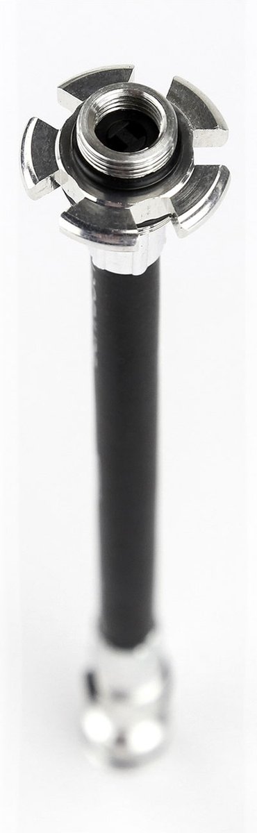 Lezyne Alloy Drive - Mountainbike handpomp - ABS Flex Hose met Valve Core Tool - Small - Zwart/Zilver van Lezyne — afbeelding 3
