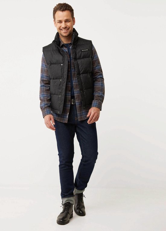 Padded Vest Mannen - Zwart - Maat L