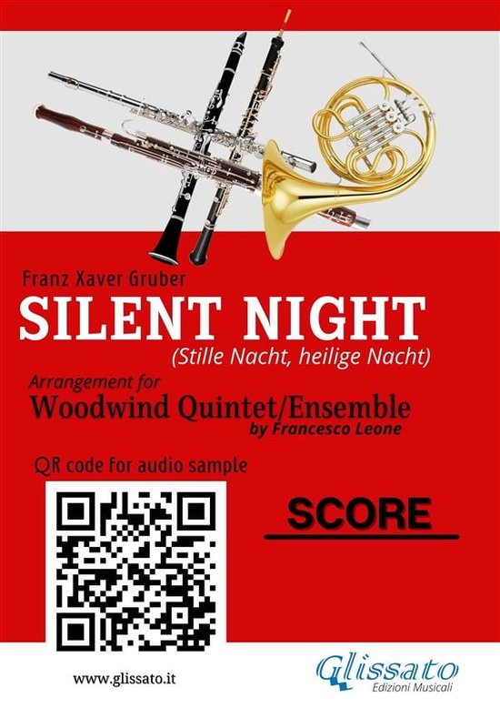 Foto: Silent night woodwind quintet ensemble 9 woodwind quintet score of silent night 