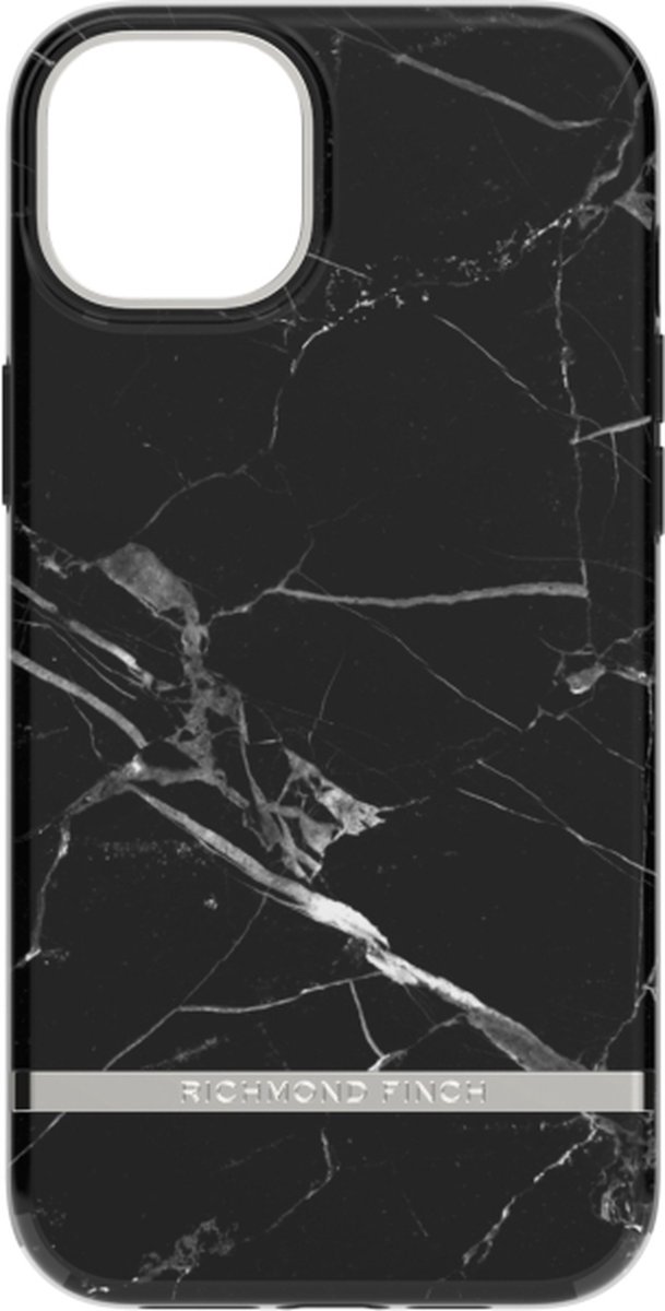 Richmond & Finch Black Marble hoesje voor iPhone 14 Plus - Zwart