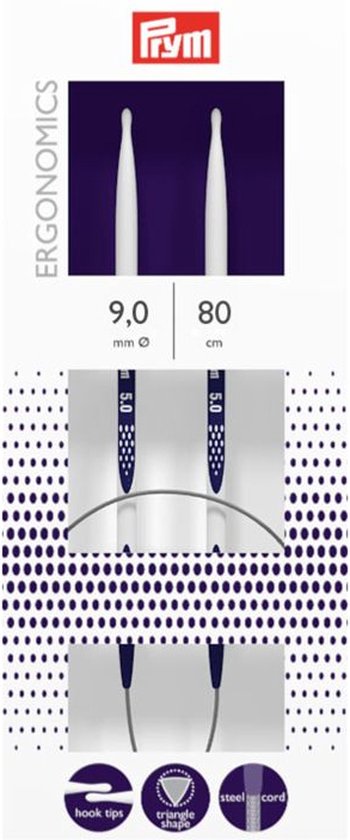 Aiguilles à Tricoter Circulaires Ergonomics Prym | Les Ciseaux Magiques
