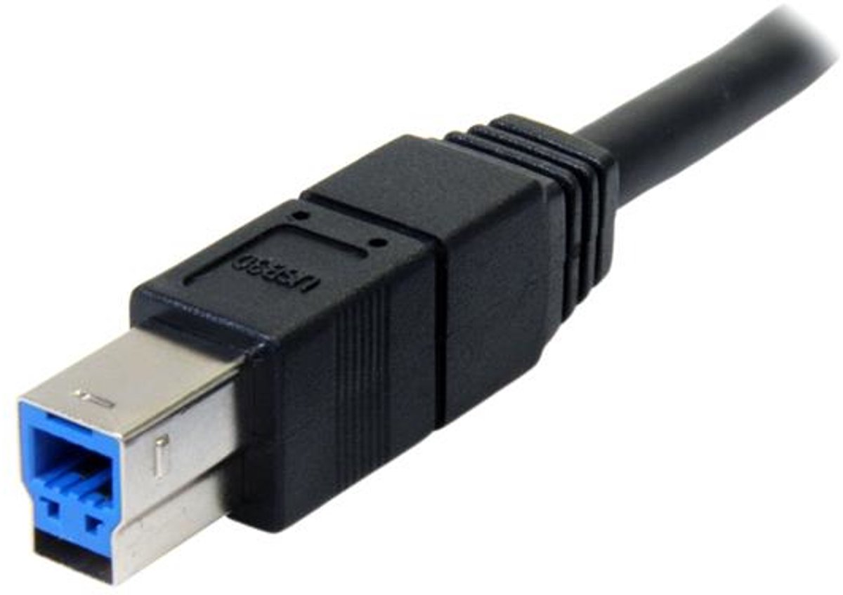 C2G 1.8m zwarte SuperSpeed USB 3.0-kabel A-naar-B M/M