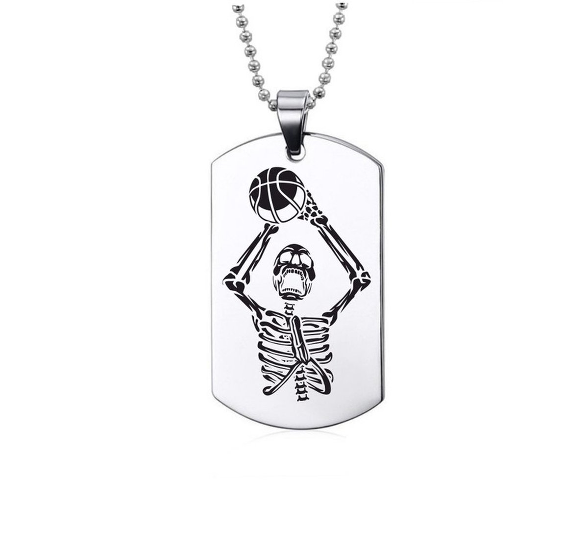 Ketting RVS - Skelet Basketbal
