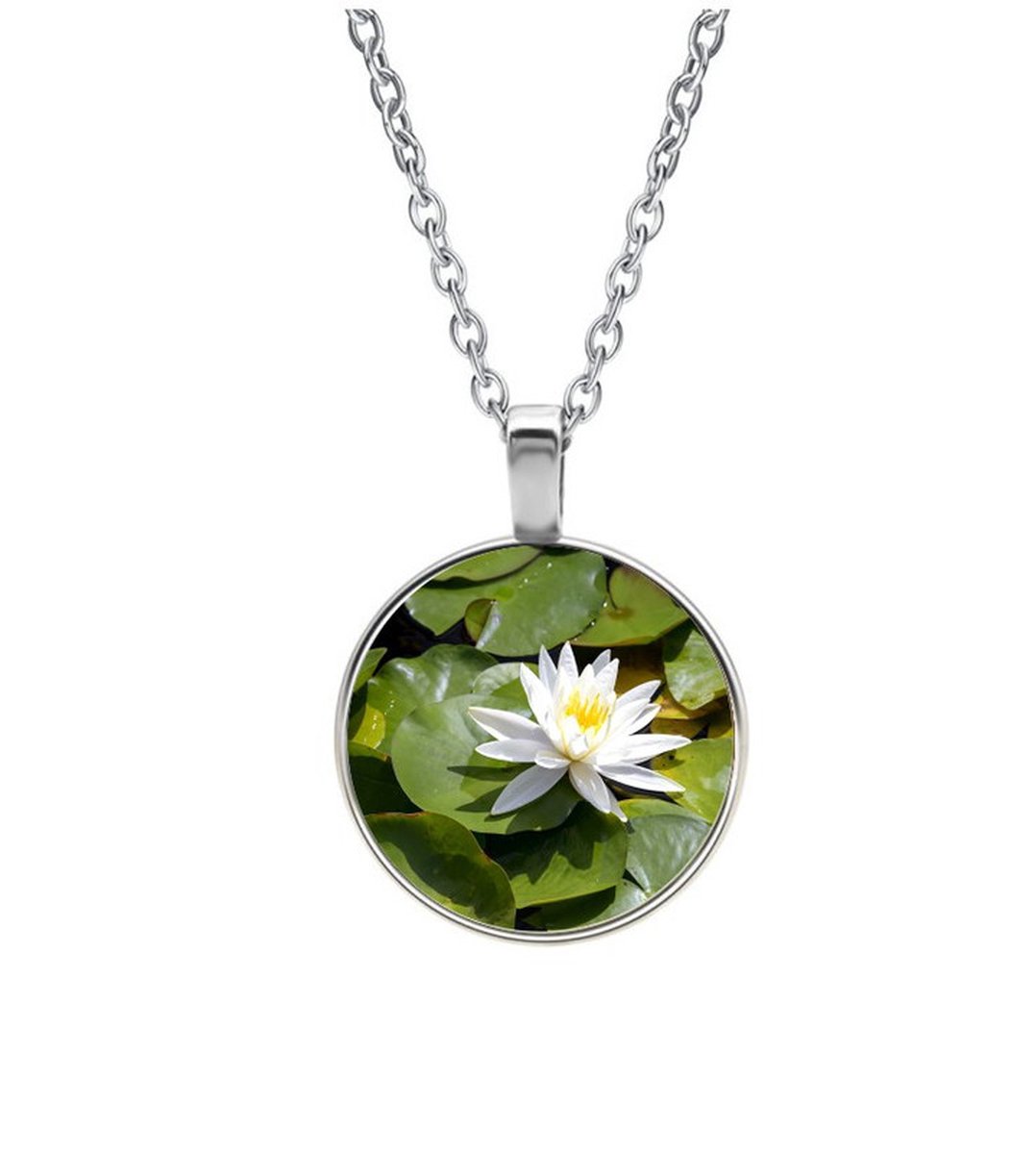 Ketting Glas - Lotus