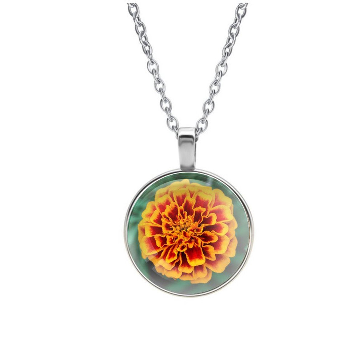 Ketting Glas - Bloem