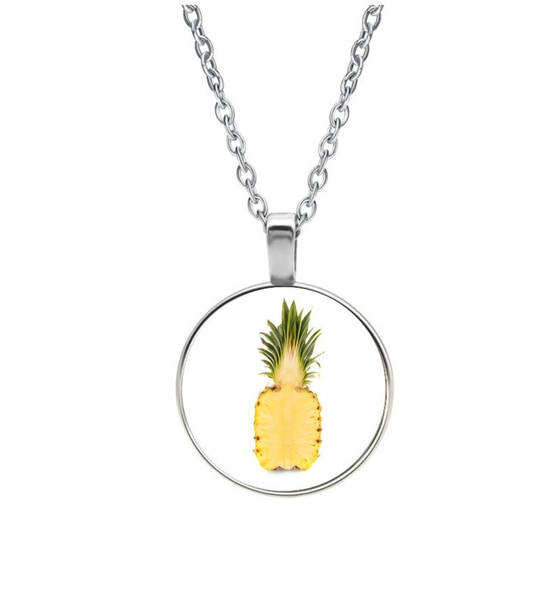 Ketting Glas - Ananas