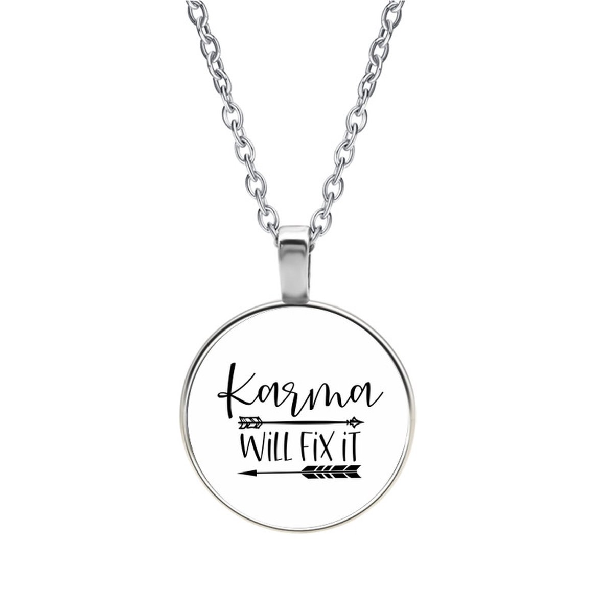 Ketting Glas - Karma Will Fix It