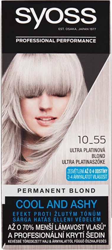 Syoss - Permanent Coloration Hair Dye Permanently Coloring 12-59 Cool  Platinum Blond | bol.com
