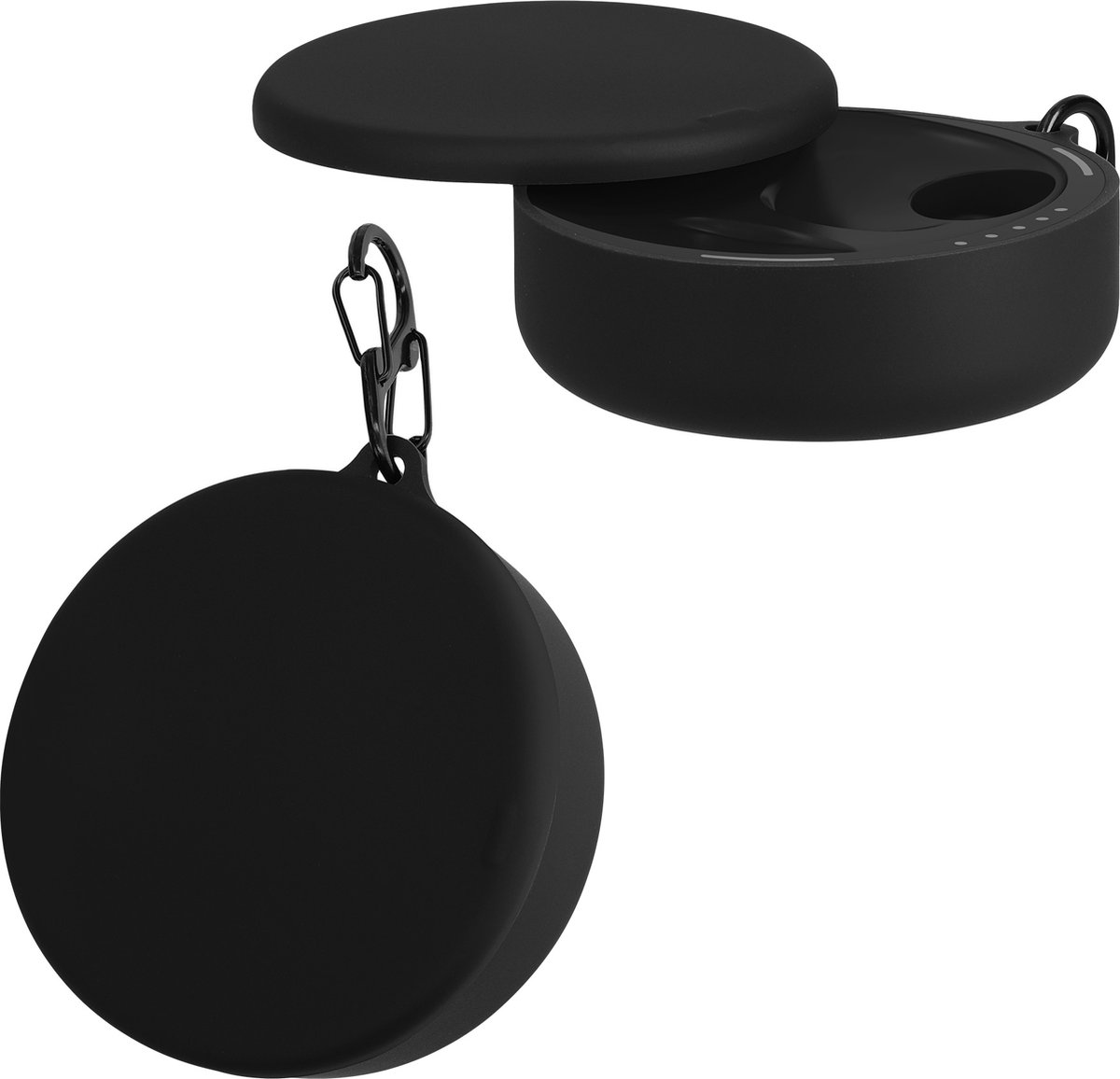 kwmobile Hoes voor Bose Sleepbuds II - Siliconen cover voor oordopjes in zwart