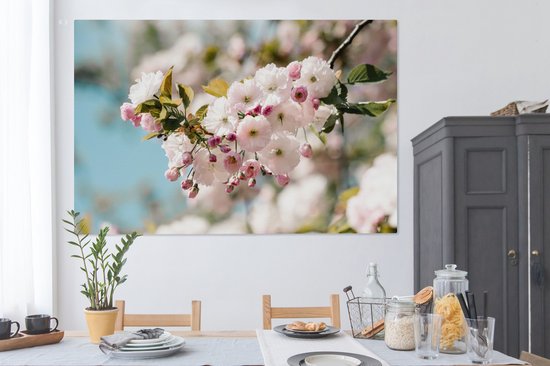 Spring Blossom Canvas 180x120 cm - Tirage photo sur toile (Décoration murale salon / chambre) / Peintures Fleurs sur toile XXL / Groot format!