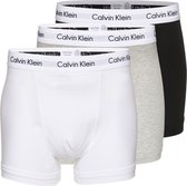 Calvin Klein Boxershorts Cotton Stretch - Heren - 3-pack - Grijs/Zwart/Wit - Maat M