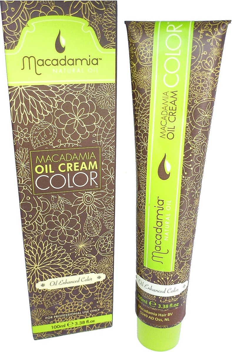 Macadamia Oil Cream Color Haarkleur creme kleuring kleur selectie 100ml - 07.34 - Medium Gold Copper Blonde