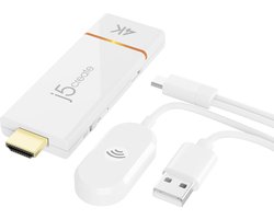 j5create JVAW76-N ScreenCast 4K HDMI Draadloze Display Adapter