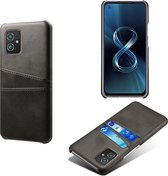 Hybride Backcover met Opbergvakjes voor Asus Zenfone 8 _ Zwart