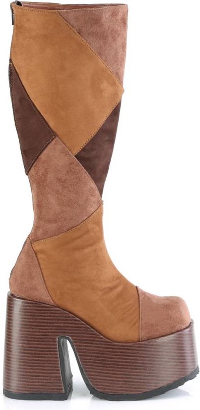 Demonia Platform Bottes femmes -40 Chaussures- CAMEL-280 US 10 Marron