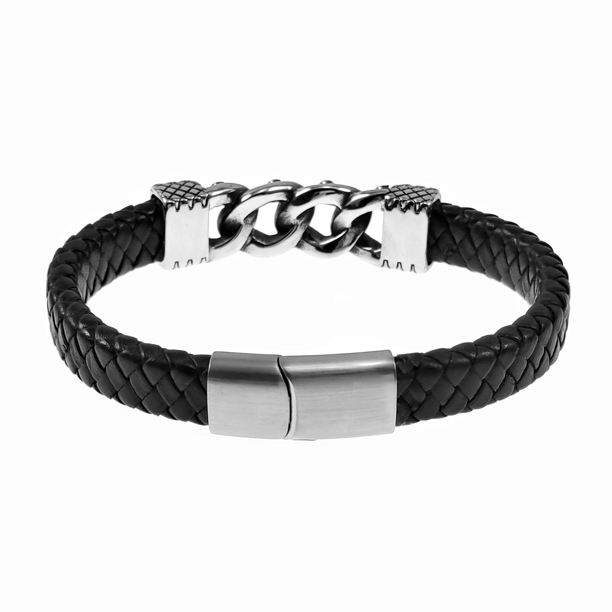 Vind armband heren leer zwart op - oktober 2022