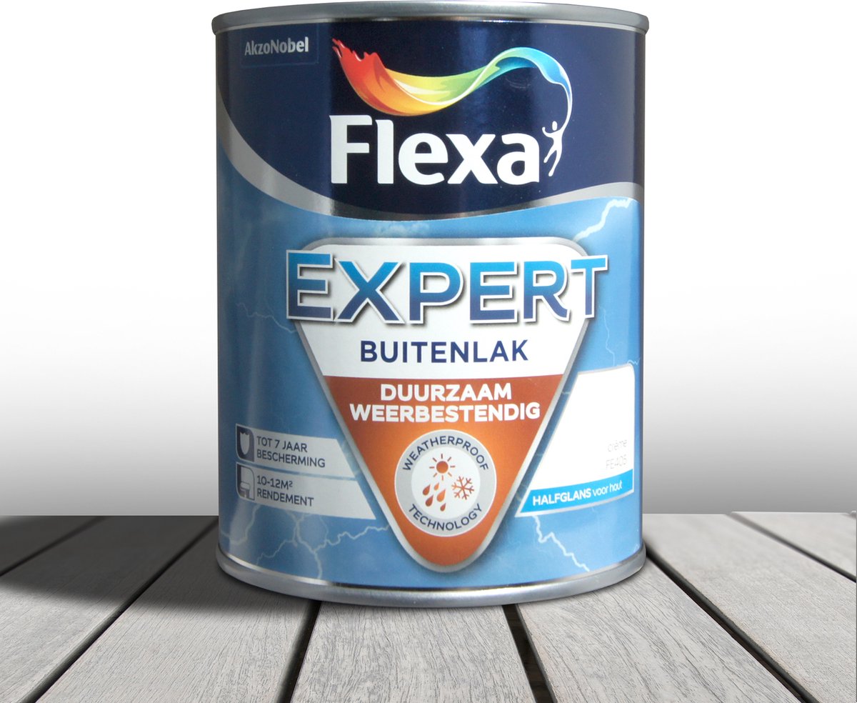 Flexa Expert buitenlak dekkend creme 750ml halfglans