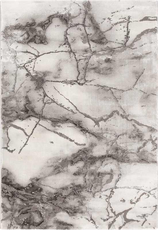 Pergamon Carrara - Luxe Designtapijt - Marmerlook Gradiënt