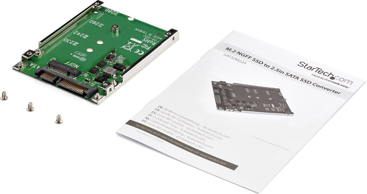 StarTech.com M.2 SSD naar 2,5 inch SATA-adapter - converter | bol.com