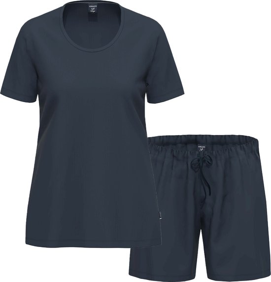 Sanetta Meisjes 245485 pyjama kort, Nordic Blue, 152, Nordic Blue., 152 cm