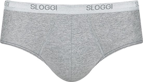 Grijze Sloggi midi slip.