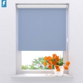 Elektrisch rolgordijn Easy Verduisterend - Light Blue - 90 x 190 cm - CMD-02-P