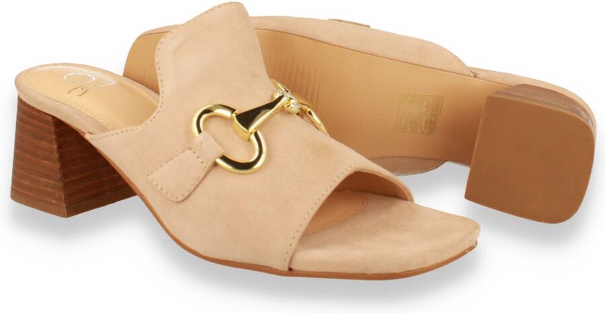 Dozo Dames Slipper Nude | Beige | Maat: 36