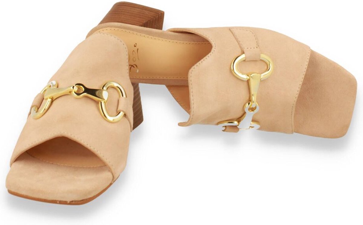 Dozo Dames Slipper Nude | Beige | Maat: 37