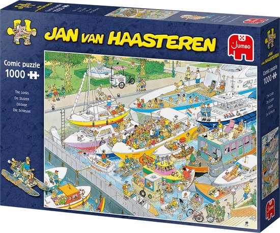 Jan van Haasteren De Sluizen puzzel - 1000 stukjes - Jan van Haasteren