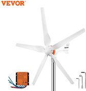 Vevor® Windmolen generator - 500W - Nylon vezelbladen - Windturbine - Windmolen - Windmolen Generator - Aerogenerator - voor Huis Tuin Boot Marine Monitoring of Straatverlichting - Windenergie - Met MPPT Controller