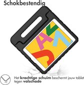 iMoshion Tablet Hoes Kinderen Geschikt voor iPad 8 (2020) 8e generatie / iPad 9 (2021) 9e generatie / iPad 7 (2019) 7e generatie - iMoshion Kidsproof Backcover met handvat - Zwart